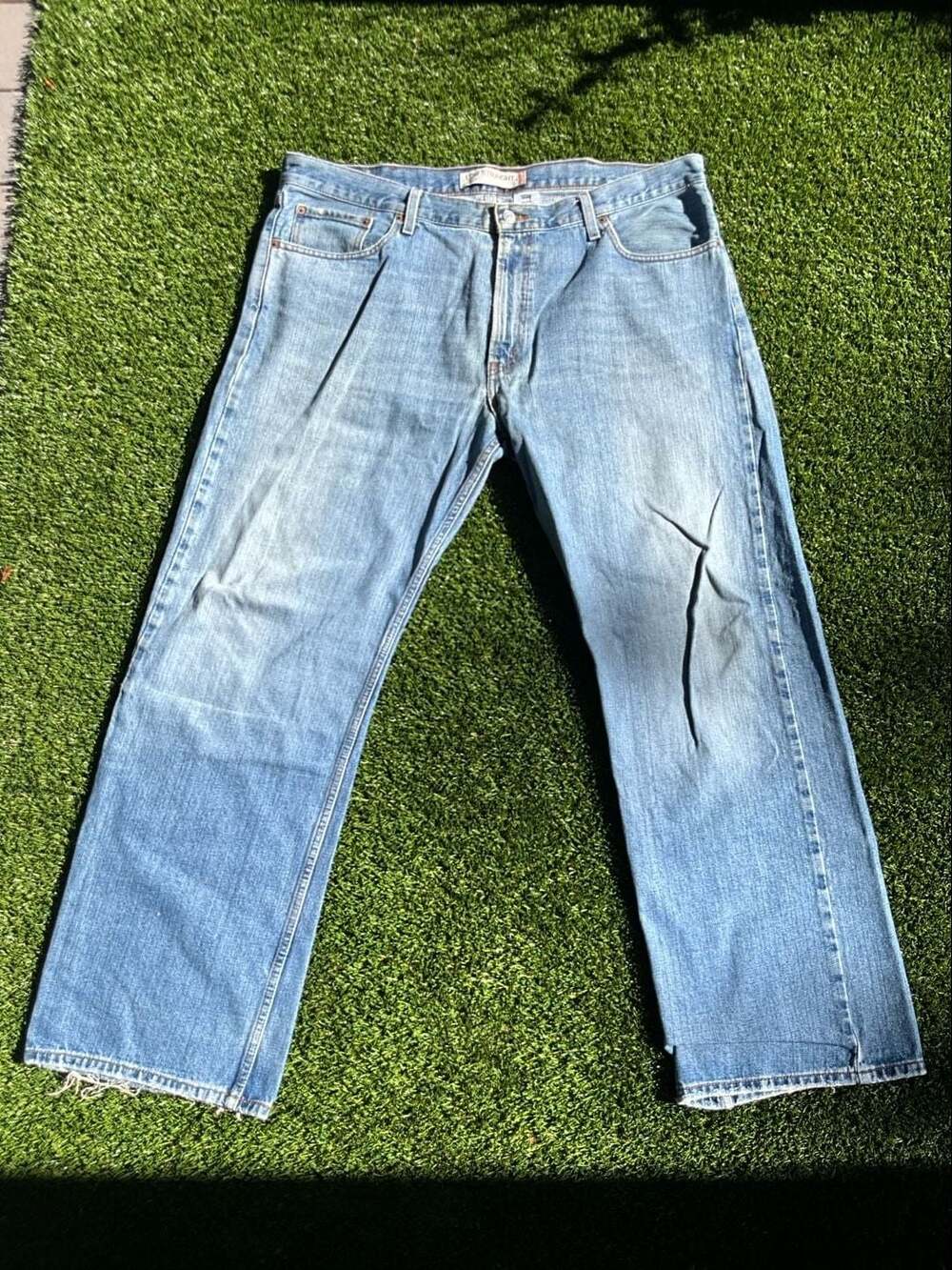 Levi's 529 Low Straight Leg Jeans Light Wash Size W40 L32